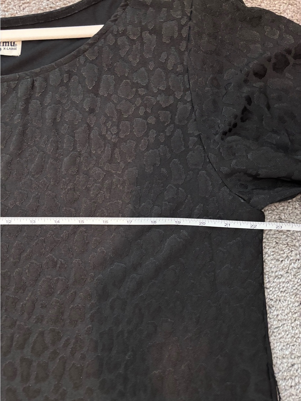 Show Me Your MuMu Black Leopard Mini Dress Women’s XL Modern Neutral Glam - Picture 7 of 11